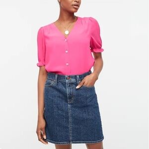 J. Crew Pink Blouse